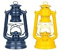 2er SET NOSTALGIE STURMLATERNE STURMLAMPE CAMPINGLAMPE GARTENLAMPE PETROLEUMLAMPE