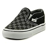 (バンズ) Vans Classic Slip-On ベビー 米国 4 ブラック ローファー [並行輸入品]