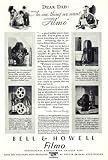 Vintage Ad: 1930 Bell & Howell Filmo