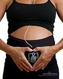 Sound Beginnings Pregnancy Music Belly Band, Black, Small