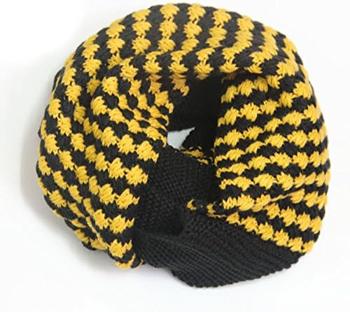 Shenny Autumn Maize Collar Fashion Temperament Wool Collar Scarf Scarf (60-140CM, Yellow and black)