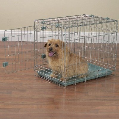 pets smart grooming Discount Smart Snap Dog Crate in Silver Sage