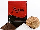 ALEXA: Organic KONA Coffee Scrub with Dead Sea Salt and Organic Olive Oil, Sweet Almond Oil, Grape Seed Oil, Shea Butter, & More (8oz)