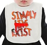 Simply Live Exist ネクタイを有する有機ビブ Medium