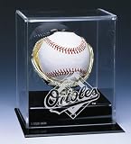 BALTIMORE ORIOLES OFFICIAL AUTOGRAPH BASEBALL DISPLAY CASE