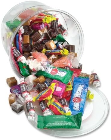 Wholesale CASE of 15 - Office Snax Soft & Chewy Assorted Candy-Tub of Candy, Soft and Chewy Candy, 2lb.