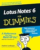 Lotus Notes 6 For Dummies