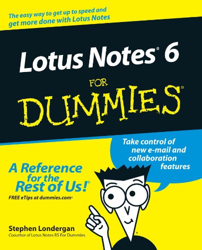 Lotus Notes 6 For Dummies 0764516493 pdf