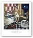 Bano Rojo by Didier Lourenco 13"x15" Art Print Poster