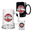 Detroit Pistons NBA 15oz Tankard, 15oz Ceramic Mug & 2oz Shot Glass Set - Primary Logo