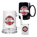 Detroit Pistons NBA 15oz Tankard, 15oz Ceramic Mug & 2oz Shot Glass Set - Primary Logo by Great American Products