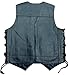 Men's Leather 10 Pockets Motorcycle Biker Vest New All Sizes (LARGE (CHEST 42 INCHES))