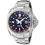 Seiko Men's SUN011 Velatura Kinetic GMT Blue Dial Stainless Steel Watch