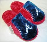 Atlanta Braves MLB Plush Slide Slippers - L