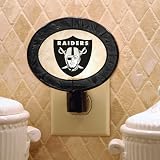 Pack of 3 NFL Oakland Raiders Football Stained Glass Night Lights