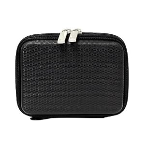 CaseCrown Hard Case Mobile External Hard Drive Case (Black) For Toshiba 500 GB USB 2.0 Portable Hard Dive HDDR500E04XL (Liquid Blue)