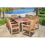 Darwin 9 Pieces Teak Dining Set