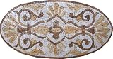 10x20 Marble Mosaic Stone Medallion Art Tile Wall