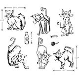 Stampers Anonymous Tim Holtz Crazy Cats CMS251