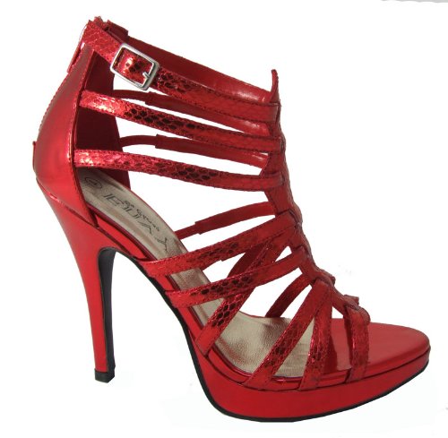 D2379 Ladies High Heel Gladiator Shoes (3 Colours)