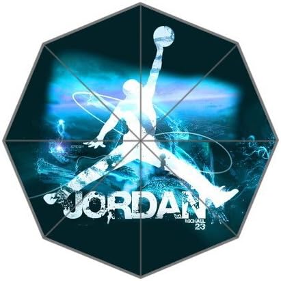 2buymore's Custom Rain Foldable Travel Umbrella DIY Umbrella Basketball Star Michael Jorda
