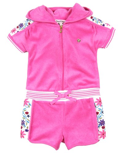 Juicy Couture Baby Baby-Girls Infant Hooded Romper