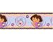 DORA the EXPLORER prepasted WALL PAPER BORDER wallpaper