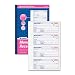 Adams Money and Rent Receipt Book, 7.63 x 11 Inch, Tape Bound, 3-Part, Carbonless, 100 Sets, White and Canary and Pink (TC1182)