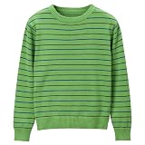 Boys' Cherokee  Cotton Striped Sweater - Green