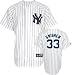 A.J. Burnett Youth Jersey: 2010 Majestic Home Pinstripe Replica #34 New York Yankees Jersey