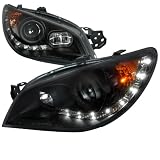 06-07 SUBARU IMPREZA WRX BLACK R8-STYLE LED PROJECTOR HEAD LIGHTS by Spec-D Tuning