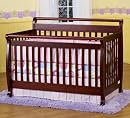 DaVinci Emily Convertible Baby Crib in Cherry