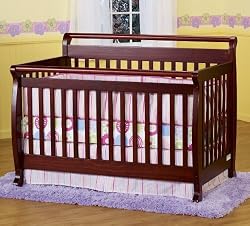 DaVinci Emily Convertible Baby Crib in Cherry