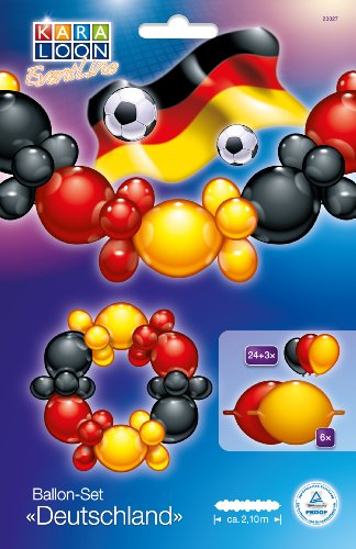 Karaloon 20027 - Ballon-Set Deutschland, 2.1 m, 33-teilig Preisvergleich