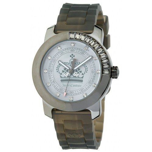 Juicy Couture Womens 1900732 BFF Grey Jelly Strap Watch Juicy Couture Womens 1900732 BFF Grey Jelly Strap Watch