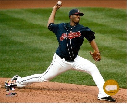 Fausto Carmona Indians 2007 Playoffs 8x10 Photo