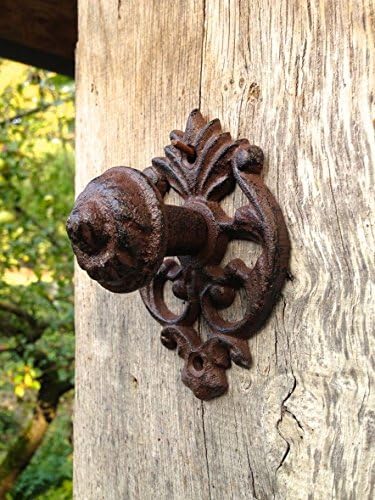 Door Knobs (model 1)(hand painted), Cast iron door knobs, door knobs, iron door knobs, cast iron.