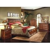 Mount View Queen Panel Bed Complete Bedroom Set Cobblestone Cherry