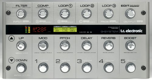 TC Electronic G-System Floor Based Guitar EffectsManagement System 25 Effects 5 Discrete Loops Amplifier Switching