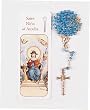 Bookmark Rosary - Nino Atocha - Bookmark and Full 14" Rosary - Exclusively from the Studios of Cromo NB (Milano, Italy)