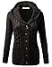 J.TOMSON Women's Cable Knit Button Up Long Sleeve Cardigan