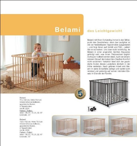 Geuther 80.2231/24 - Laufgitter Belami NA 006