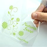 Cello Gift Bags Soap Gift Bags Green Natural Soap Bags 11.5cmx11.5cm+4cm 50sheet