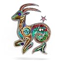 Ambitious Capricorn the Sea Goat Zodiac Pin from the Artazia Collection #910 MP NP