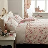 Verity Duvet Cover Set, Pink, Double