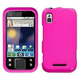 Solid Shocking Pink Phone Protector Cover for MOTOROLA MB508 (Flipside)