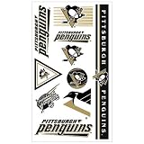 Pittsburgh Penguins Temporary Body Tattoos 3 Pack