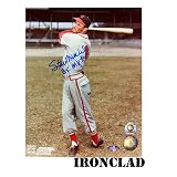 Autographed Stan Musial 8x10 w/ 3x MVP Insc.