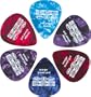 Ice Pix Stix Mini Suction Celluloid Guitar Picks Assorted Colors 6-Pack .46MM