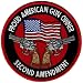 Proud American Gun Owner Second Amendment Embroidered Patch New Revolver Version
